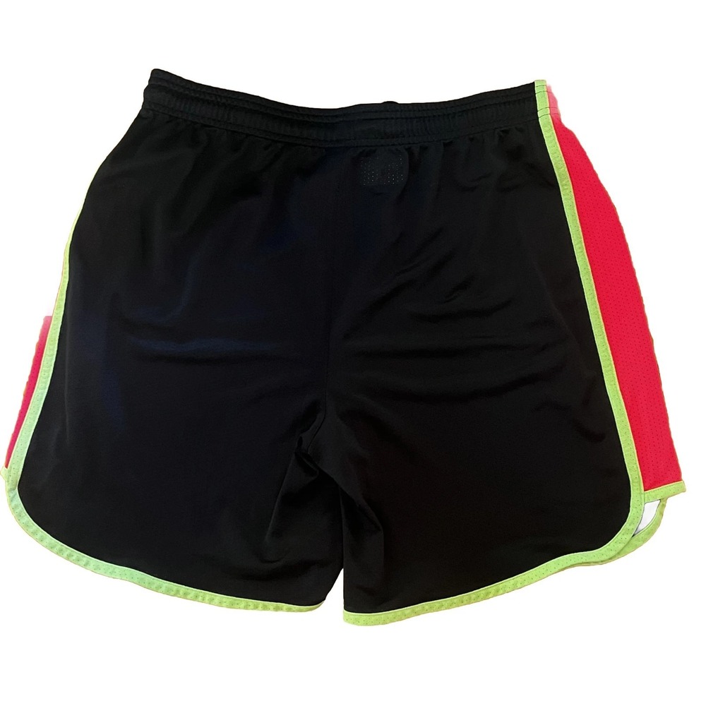 Under Armour Black Loose heatgear Shorts Size Small Athletic With Neon‎ 2012 - Picture 2 of 5